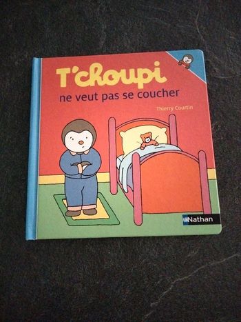 Livre T'choupi ne veut pas se coucher