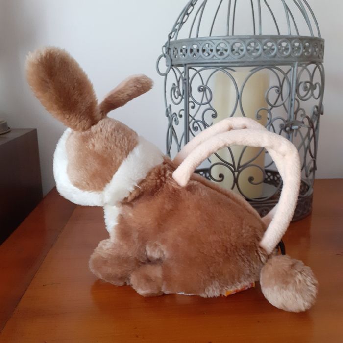 Peluche Lapinou = Petit sac zippé - photo numéro 8