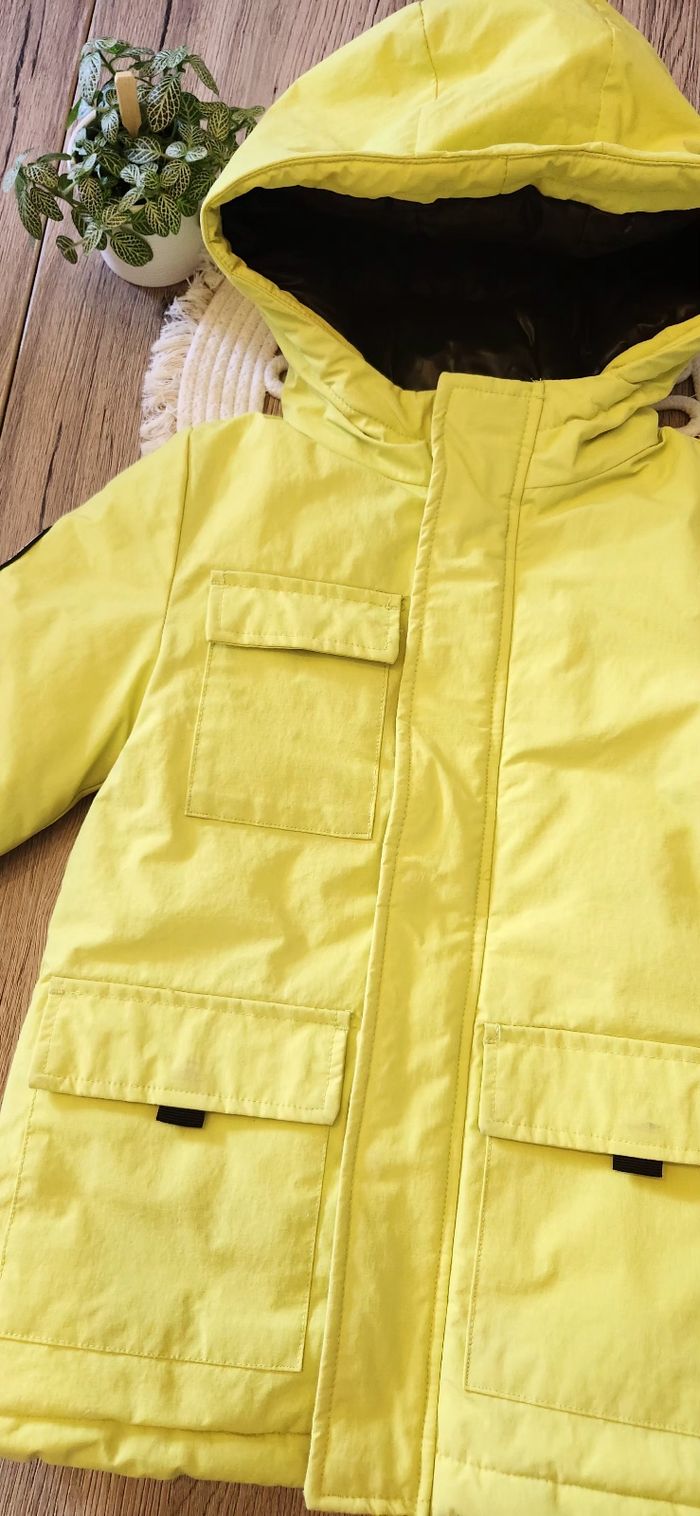 Manteau Parka Garçon 5ans Kiabi Jaune - photo numéro 3