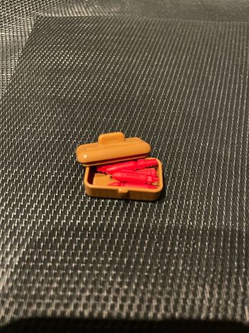 Playmobil petite boîte marron avec pinceaux crayon stylo-plume city life pièces détachées