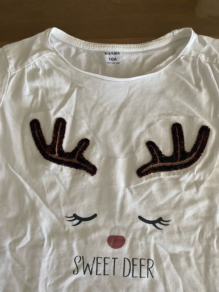 T-shirt 10 ans Noel - photo numéro 2