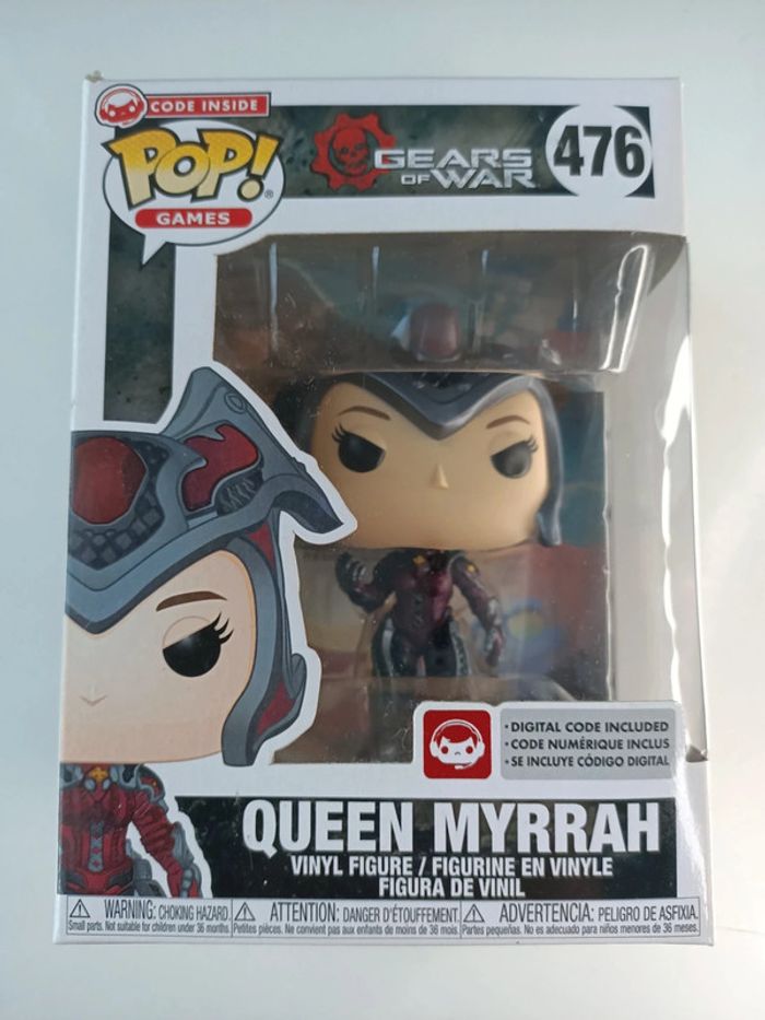Figurines Funko pop Games gears of war n°476 Queen Myrrah neuve (jamais deboxée) - photo numéro 2