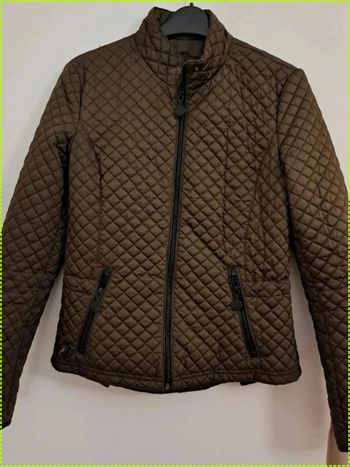 Belle veste Massimo Dutti matelassée légère taille S kaki clair