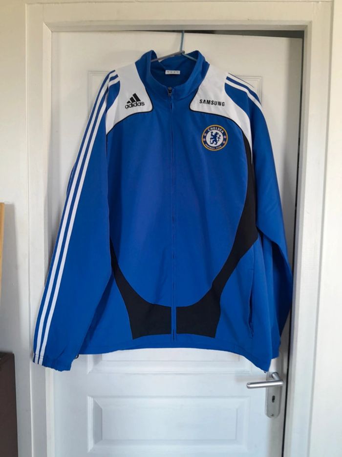Magnifique veste adidas brodé  chelsea club Samsung 198 cm modèle 2008