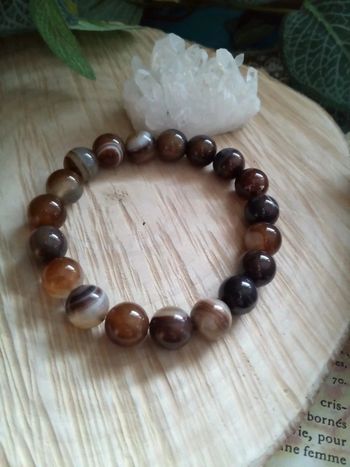 Joli bracelet agate du Botswana