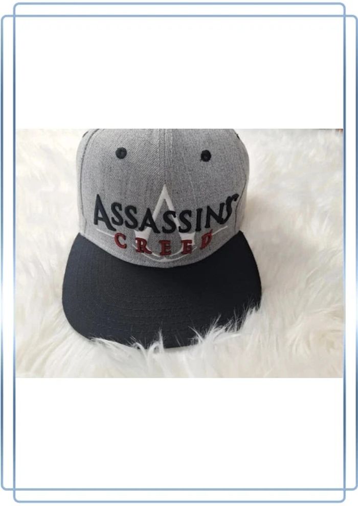 casquette assassins creed 2016 / noir et gris brodé (535) - photo numéro 2