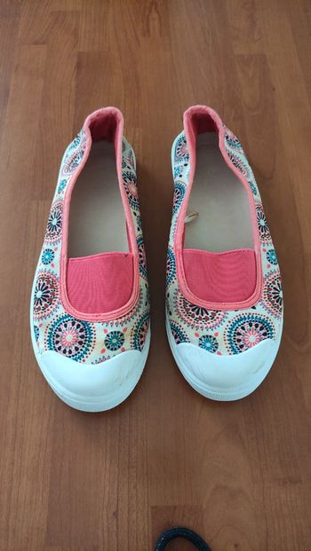 Ballerines tissu à motifs pointure 35