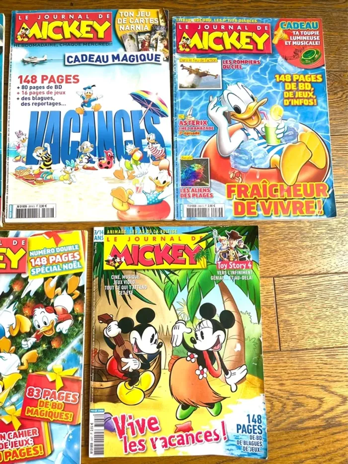 Lot 5 magazines Le Journal de Mickey Disney BD - photo numéro 5