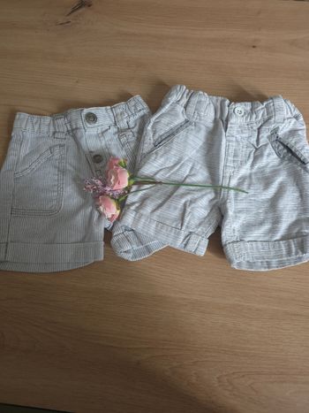 Lot short, 3 mois 🦜