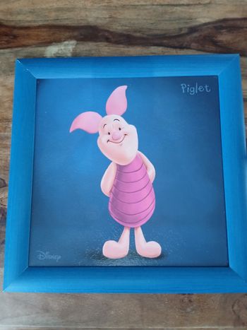 Cadre et peinture porcinet