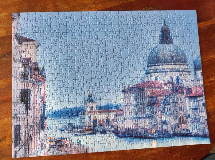 Magnifique puzzle La Venise bleue Ravensburger 500 pièces - photo numéro 2