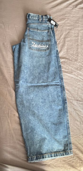 Jean baggy Dickies wave bleu clair delavé W28 L32