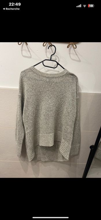 Pull blanc cassé