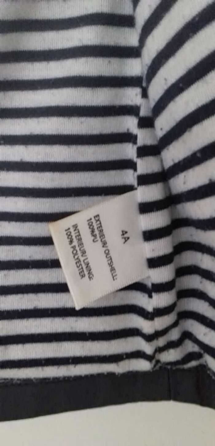 Imperméable bleu marine moussaillon 4 ans - photo numéro 5