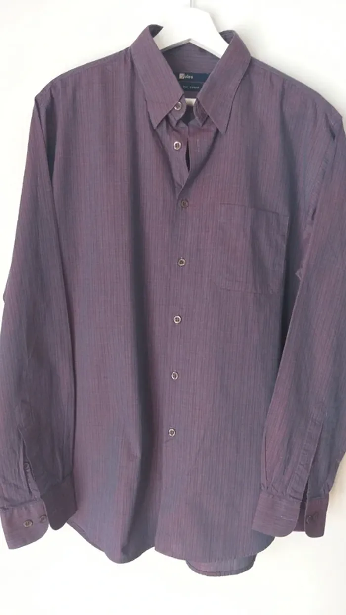 Chemise violacé Jules XL - photo numéro 2