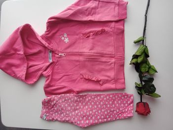 Jogging complet rose 3 ans