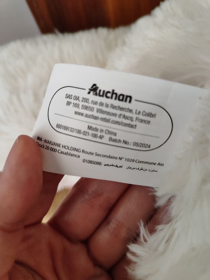 Peluche géant ours blanc - photo numéro 3