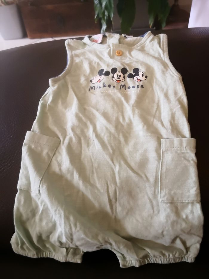 Combi short 12 mois Disney Mickey