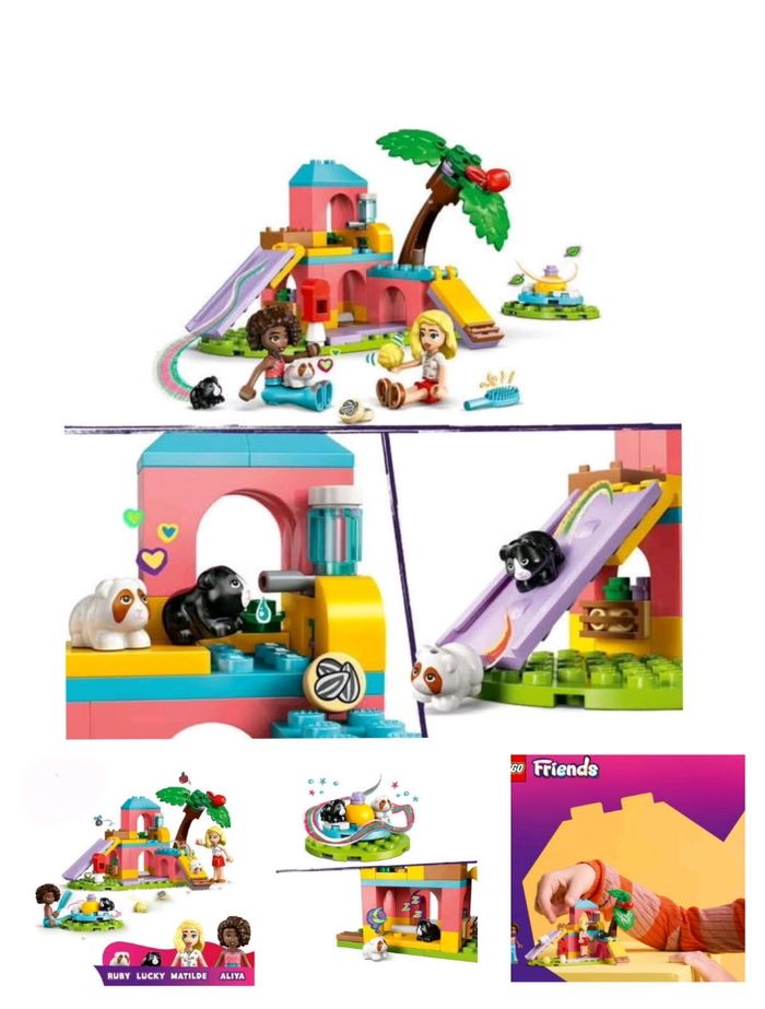 Lego Friends l'aire de jeux des cochons d'Inde - photo numéro 2