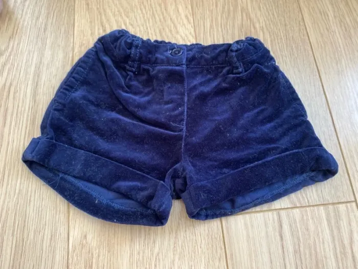 24 mois short velours boit’chou