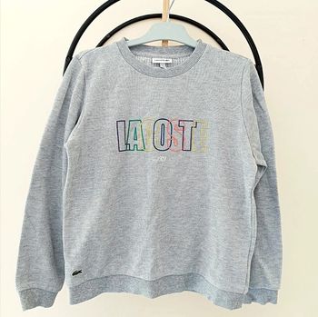 10 ans sweat Lacoste