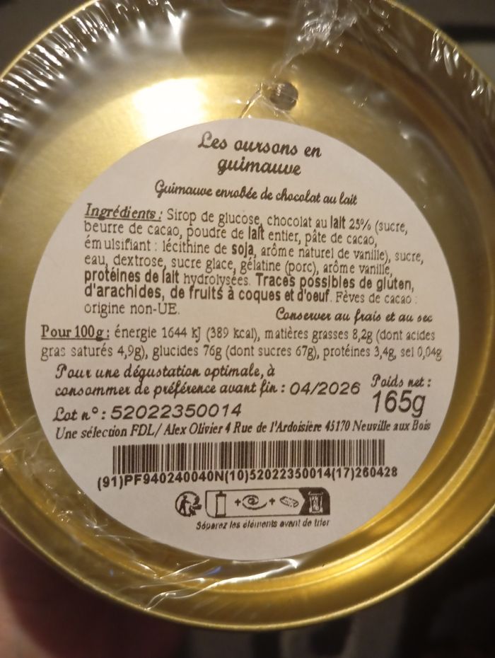 Boîte avec oursons en chocolat. - photo numéro 4