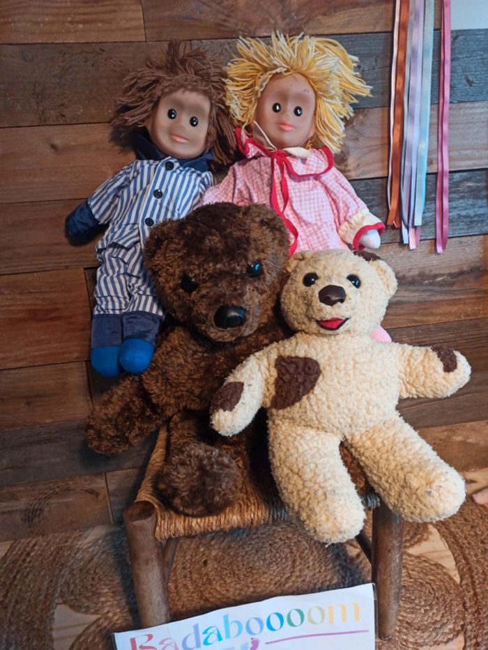 peluche bonne nuit les petits vintage tbe - photo numéro 2