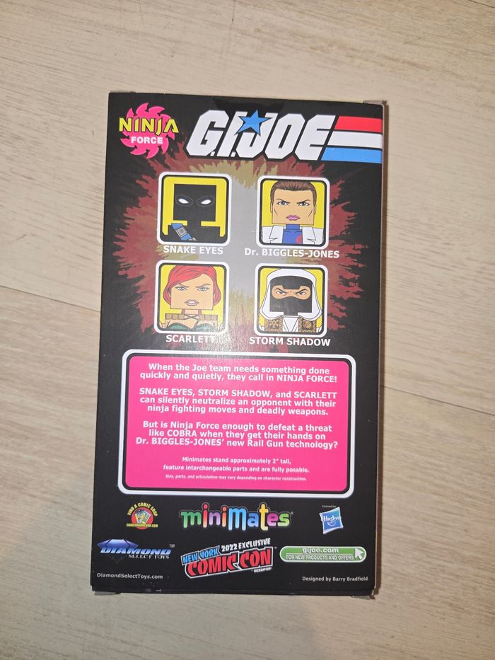 Coffret Gijoe neuf minimates ninja force - photo numéro 2