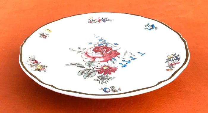 Assiette creuse Faïence Villeroy & Boch Mettlach Modèle 1562 - photo numéro 2