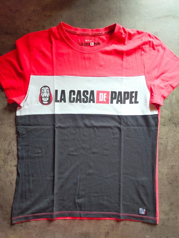 T-shirt  La casa de papel Netflix 16 ans 100% coton