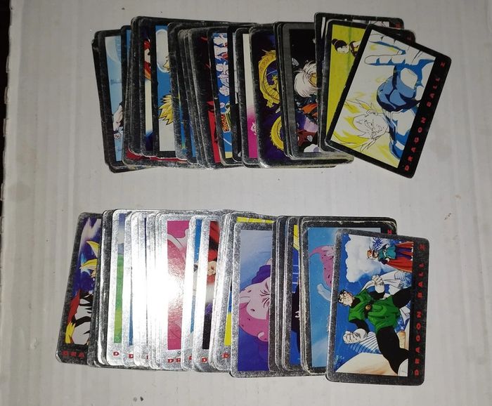 Lot 89 Cartes Dragon Ball Z Serie 2 cards DBZ Part Argent Silver rare set