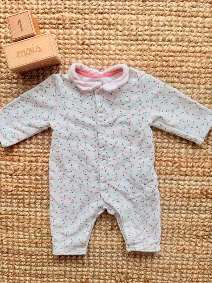 Pyjama coton épais Obaibi 1mois / 54cm