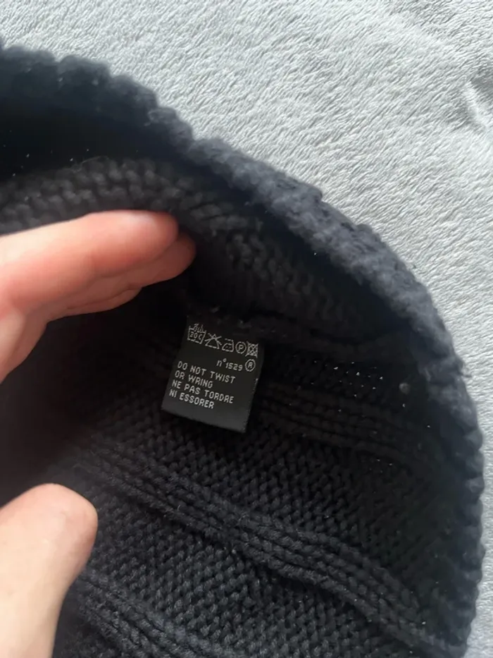 Pull noir Ralph Lauren USA Flag – côtelé Y2K – Taille XS femme - photo numéro 4