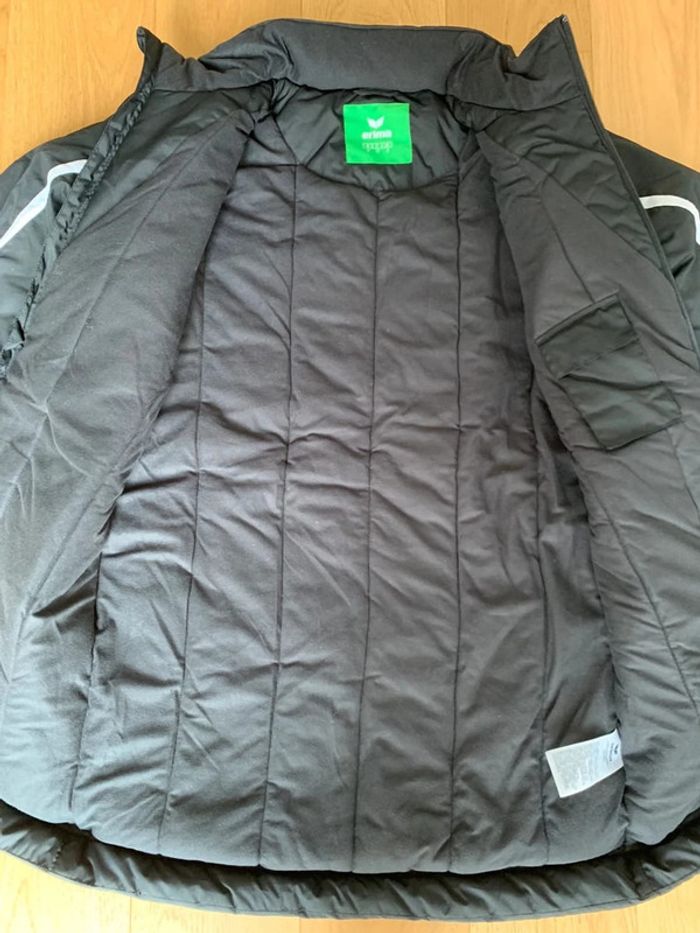 Doudoune noire foot taille S erima - photo numéro 7