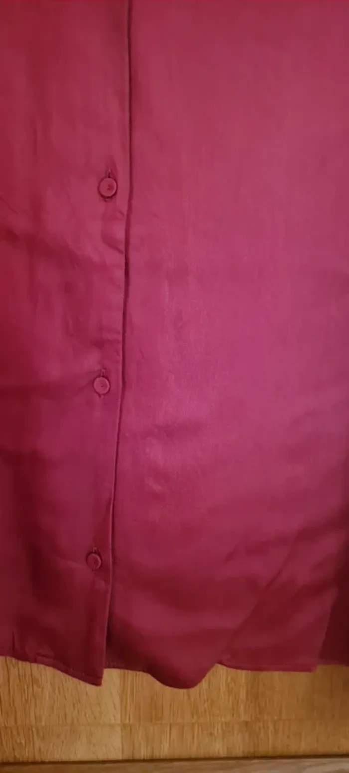 Chemise bordeaux Mango - photo numéro 2