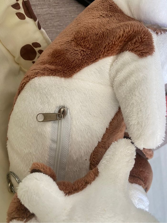 Panier avec sa peluche chien et porte cle assorti - photo numéro 4