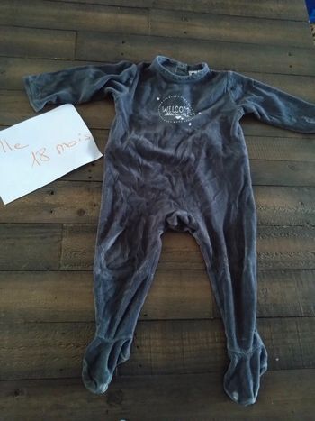 Pyjama grenouillère bébé 18 mois