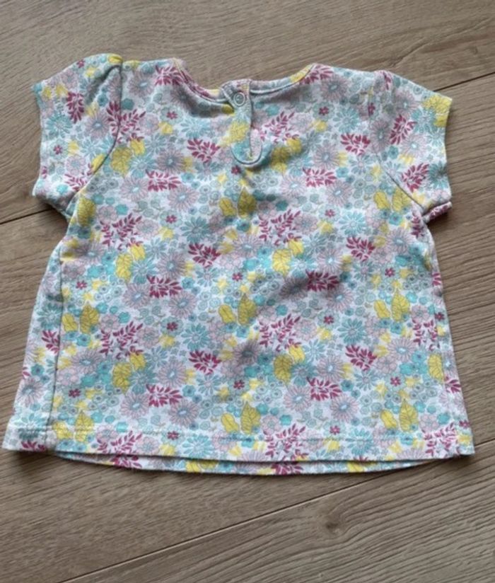 T-shirt MC liberty - Petit Bateau - 3mois - photo numéro 2