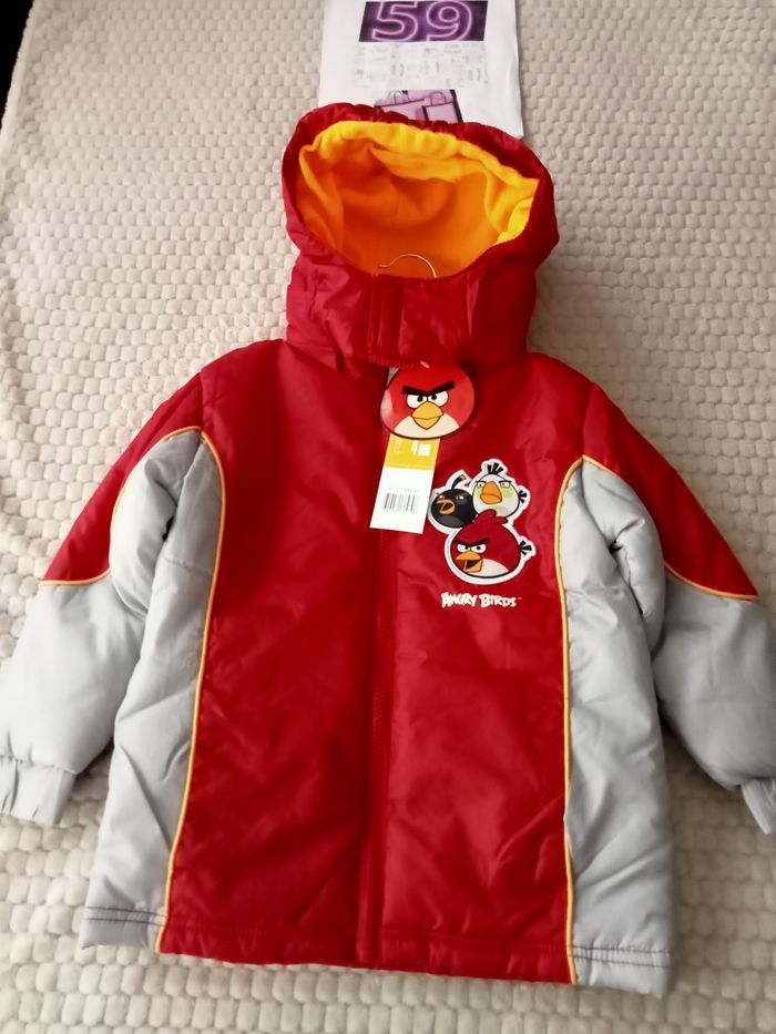 Manteau 4 ans angry birds