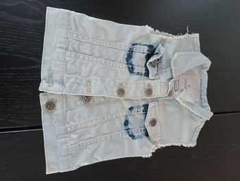Veste en jean sans manche