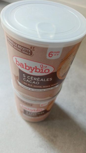 Céréales babybio au  cacao X2 boites