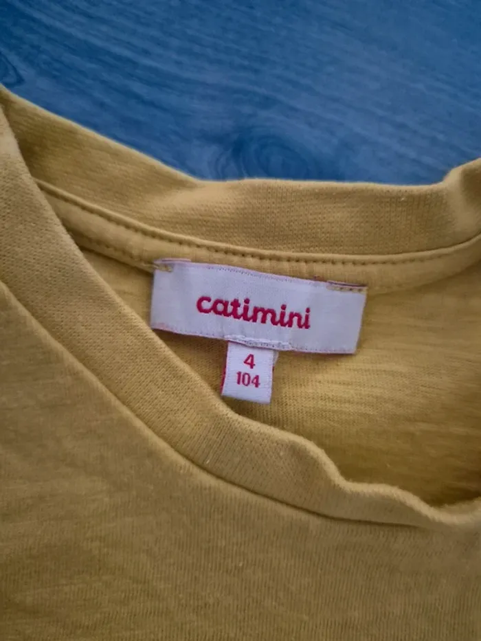 Tee-shirt Catimini 4 ans neuf juste lavé - photo numéro 2
