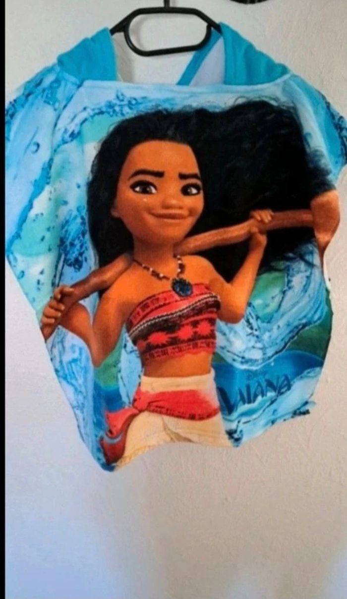 Poncho de bain vaiana - photo numéro 2