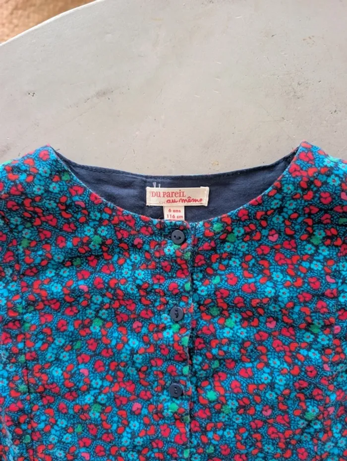 Robe manches longues liberty 6 ans Du pareil au Meme - photo numéro 2