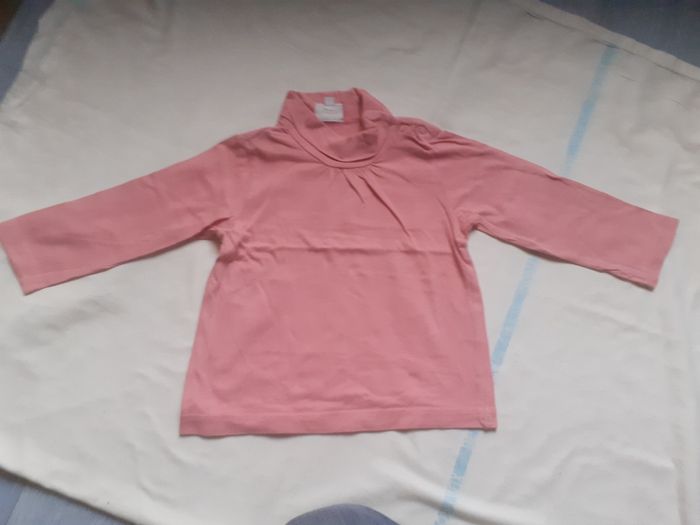 Sweet col roulé rose