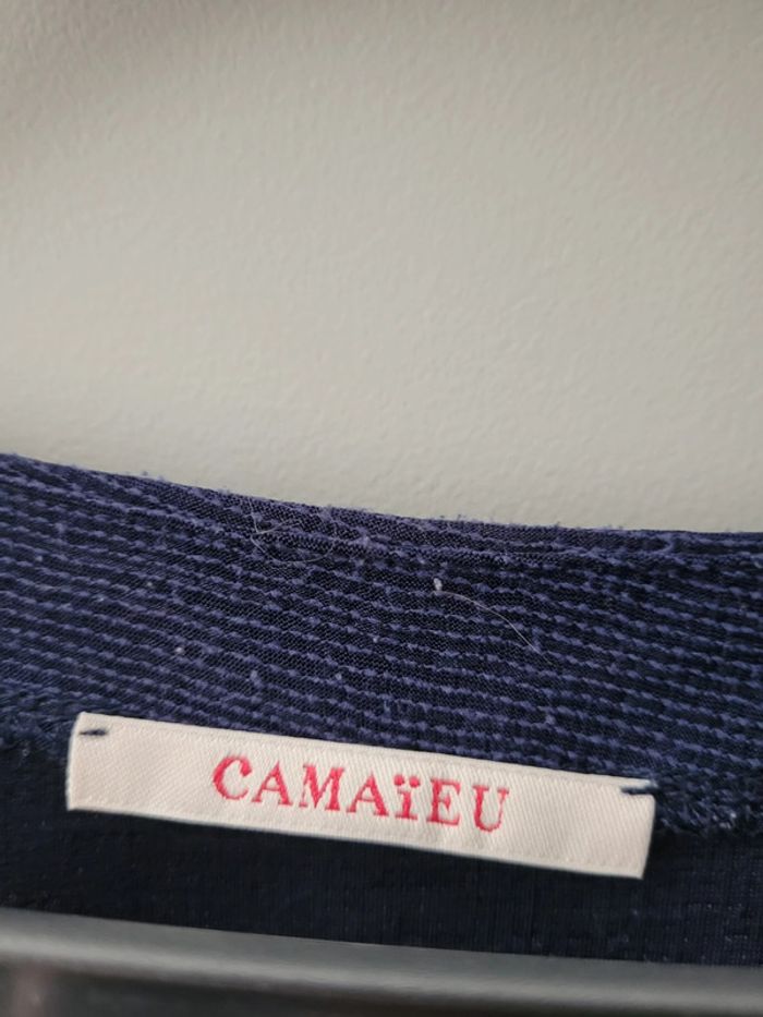 Haut bleu camaieu - photo numéro 3