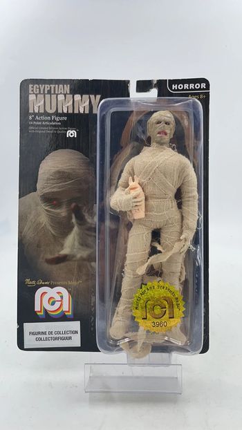 Figurine Mego Horror Egyptian Mummy / The Mummy 14 points d’articulation neuf