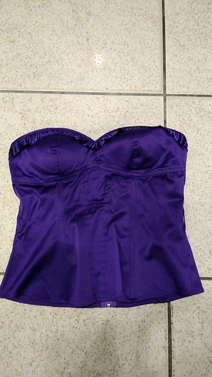 Bustier mauve Jennifer VIP taille l