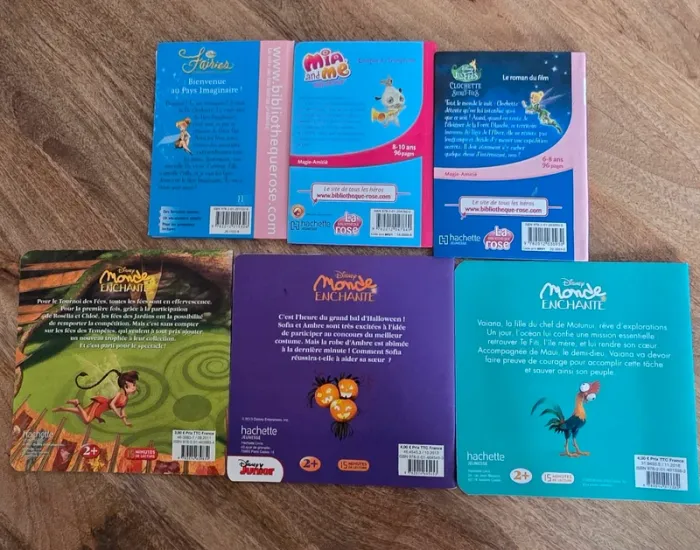 Lot 6 livres Disney - photo numéro 2