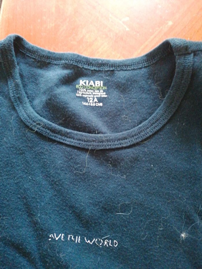 Lot 2 tee shirt fille taille 12 ans - photo numéro 7